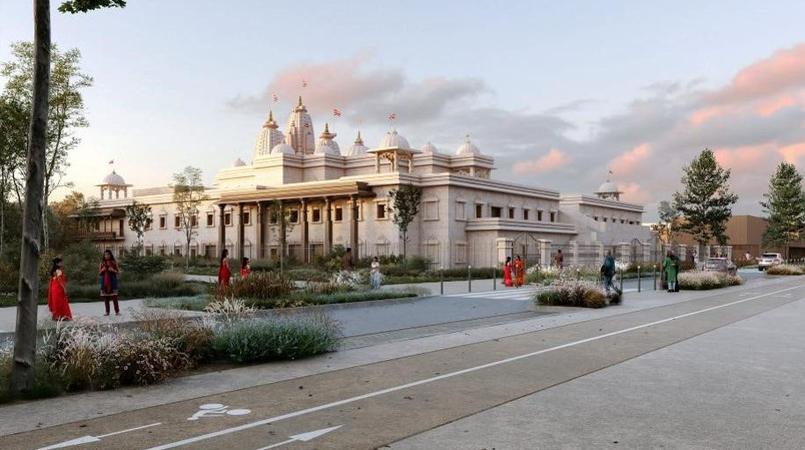 Construction of the first Hindu temple in Europe is launched in the Paris region